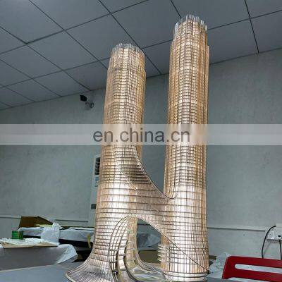 GAOJIE Custom Home Building Model Scale ,rc Model Boat Building ,SLA 3D Printing Airplanes Model Building Kits photo-5