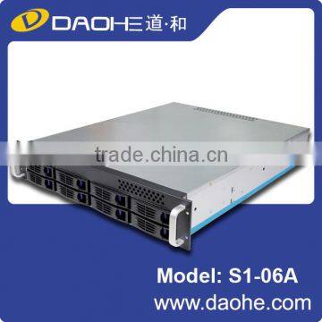 2U 8bay 550mm length for Surveillance Rackmount Chassis