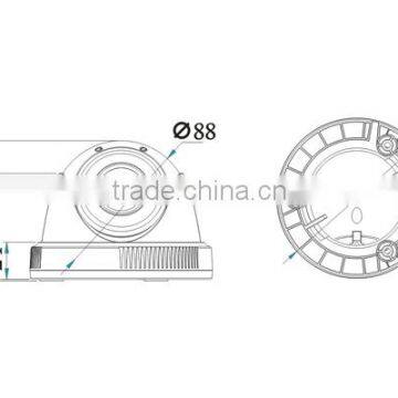 PAL/NTSC Night Vision 720P TVI-AHD-CVI-CVBS All in One Dome Camera photo-3