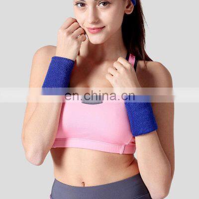 Fitness Slim Elastic Kids Cotton Logo Customized Cheap Price Sweatband Running Sports Wristband photo-2