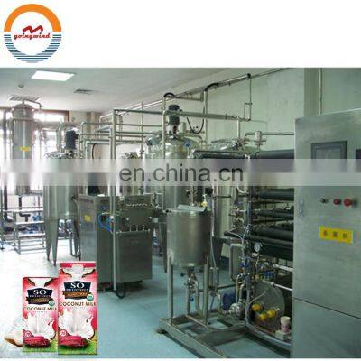 Automatic commercial coconut milk making plant industrial coconut milk processing machine manufacturing machinery price for sale