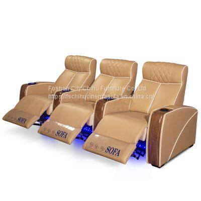 Cream Color Home Sofa Italian Style Home Luxury Theater Sofa Set Modern Living Room Sofa Furniture photo-3