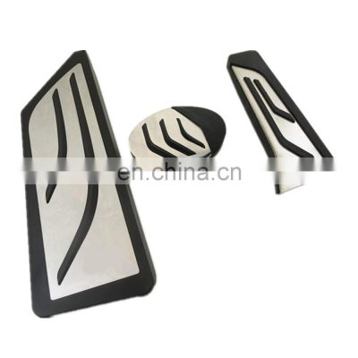 Car Foot Pedal Cover Brake and Accelerator Pedal Footrest Pads For BMW X1 2016