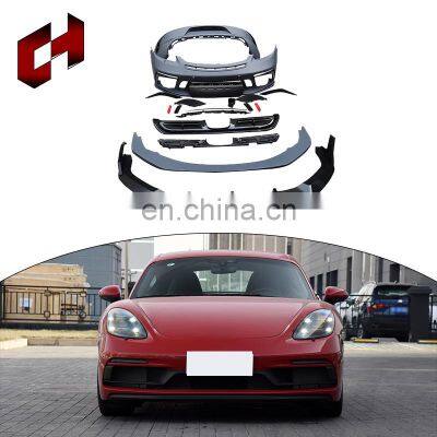 Ch Upgrade Auto Parts Front Splitter Taillights Exhaust Bumper Grille Body Kits For Porsche 718 2016-2018 To Gts