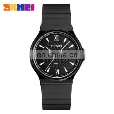 SKMEI 1422 Lady's Fashion&Casual Quartz Watch Simple Design Rubber Band Watch