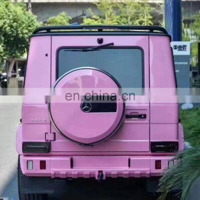 Runde Carbon Fiber For Mercedes-Benz G500 G55 G63 G65 Wide Body Kit Front Bumper Side Skirt Wheel Eyebrow photo-5