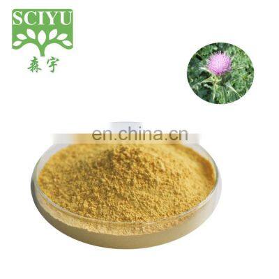 80% silymarin milk thistle extract powder free sample