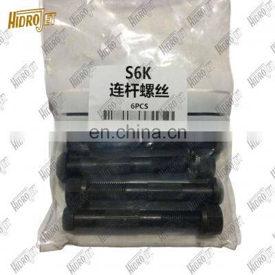 Diesel Engine Parts S6K S6KT Connecting Rod Bolt E320 320C Excavator Con Rod Bolt