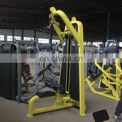 China supplier fitness gym equipment lat pull down ASJ-S812  strength machine pin load selection machines