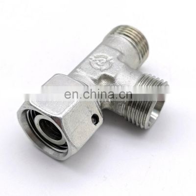 Parker Swagelok Fitting Galvanized Stainless Steel 3-way Elbow Fittings Tee Compression Hydraulic Tube Fittings Adapter