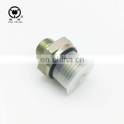 galvanized carbon steel straight connector male thread straight pipe fitting