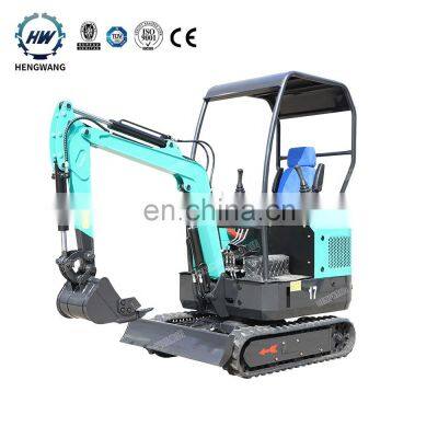 HENGWANG HW-17 1.7 ton new Chinese micro excavator sale