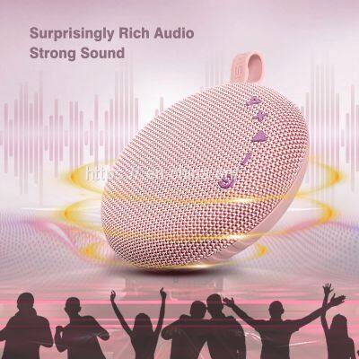 Bluetooth Speakers Waterproof IPX7 Floating Portable Wireless Small Shower Speaker, Punchy Bass Loud Sound Stereo Pairing 24H Playtime Bluetooth 5.0 Hands-Free Clear Call for Outdoor