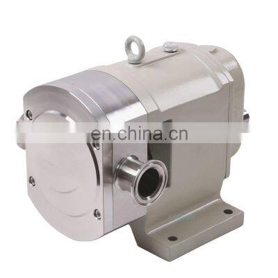 Stainless Steel  food grade Tri-lobe rotary lobe pump chocolate lobe pumps for Filling