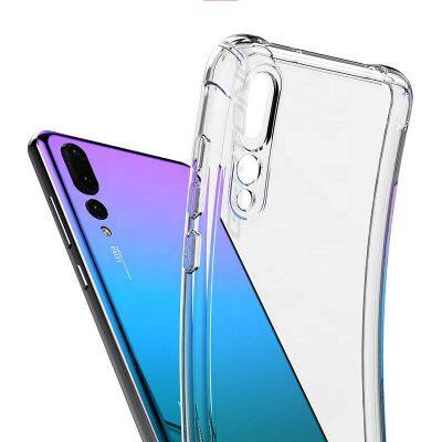 Transparent TPU Clear Fashion Phone Case Cover For Huawei P20 30 40 50 Pro