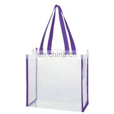 Best Selling Custom Promotional Waterproof Women Tote Transparent PVC Cosmetic Bag photo-2