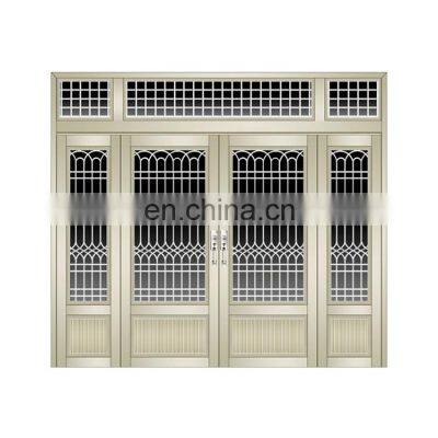 KFC Door Design Spring Floor Shop Front Door With Aluminum Frame Glass photo-4