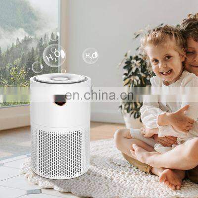 Desk Air Purifier Dust Remove Air Purifier Cleaner with True HEPA Filter for Smoker Pet Rechargeable Desktop Air Purifier