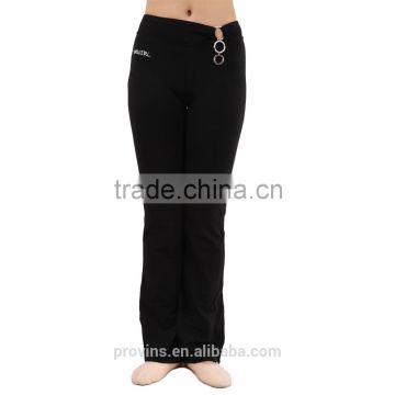 Black Yoga Pants, Long Yoga Pants for Adults and Kids (2543)