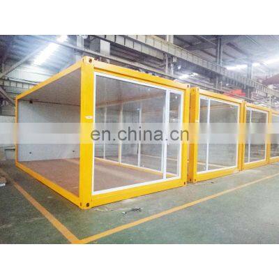 20ft Modular flat pack prefabricated container dormitory with loft for workers