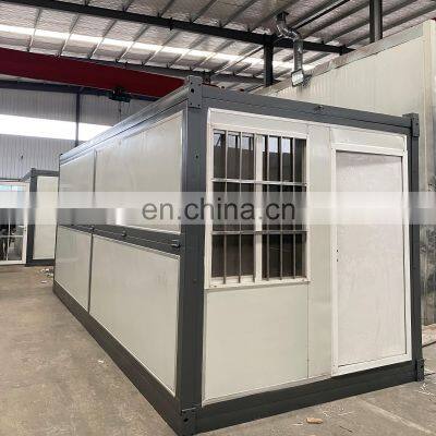 Decorated Folding Container House With Air Conditioner And Sanitary Fittings