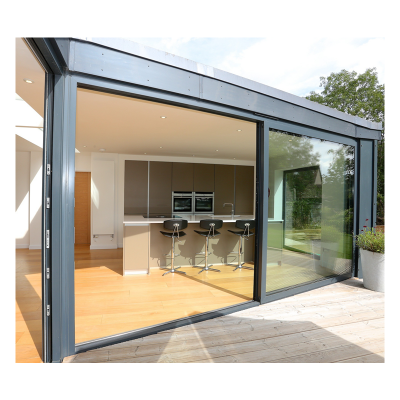 America Standard Big View Thermal Break Aluminum Frame Sliding Patio Door
