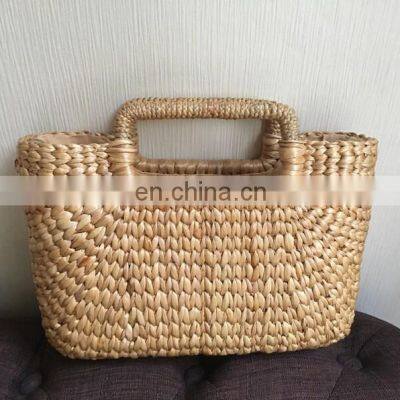 Water Hyacinth Handbag, Tote Bag, Crossbody Beach Bag Eco Basket Wholesale photo-3