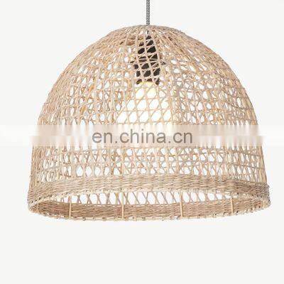 Hot Sale Decoration Woven Lamp Shade Natural Seagrass Ceiling lights Lampshade Cheap Wholesale Vietnam Manufacturer