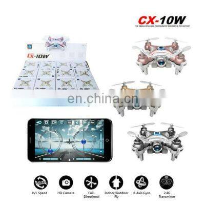 2017 New Professional Cheerson CX-10W Drone Mini Wifi With HD Camera FPV 0.3MP Drone Remote Control photo-4