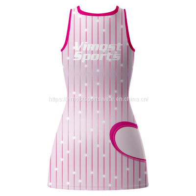 Fashionable Dye Sublimated Netball Dress With Bright Colors photo-2