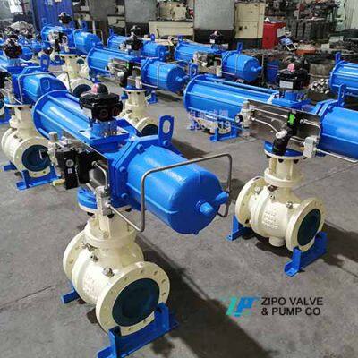 Emergency Shut Down Pneumatic Actuated Trunnion Mounted Ball Valve photo-3