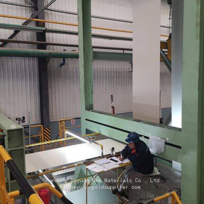 -55% aluminum zinc plated Ye Hui color steel plate, with a silicon modified polyester coating for ultra durability