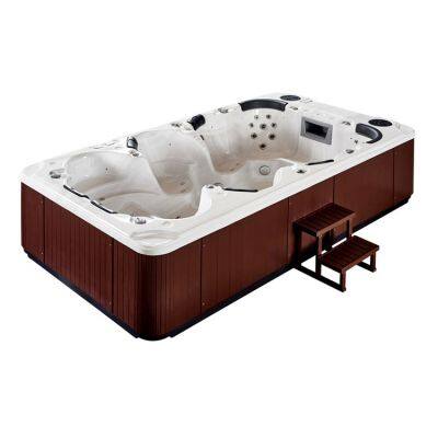 Factory Supply Deluxe Massage Spa Tub Outdoor Whirlpool Hot Tubs for 8 Persons