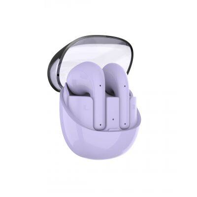 TWS Wireless Stereo Bass Headphone true earphone With Transparent Charging case