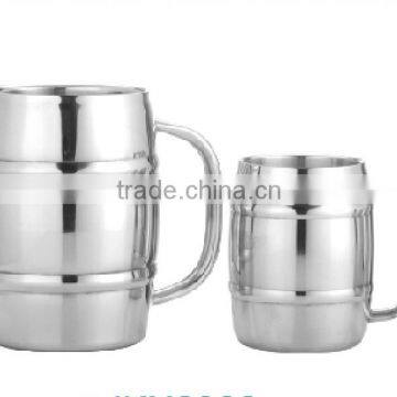 1L Stainless steel beer mug