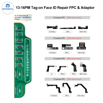 JCID Face ID Repair Tool Tag-on FPC Cable Activation Board for IPhone 13 to 16 Series photo-3