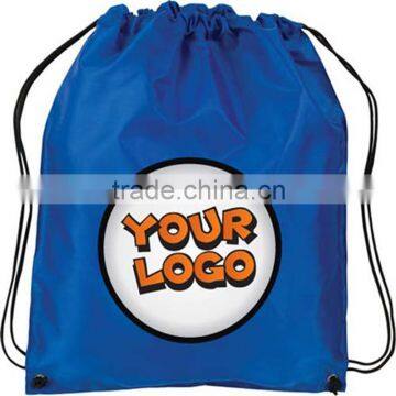 Wholesale Promotion Gift Bag Nylon Polyester Drawstring Travel Beach Backpack