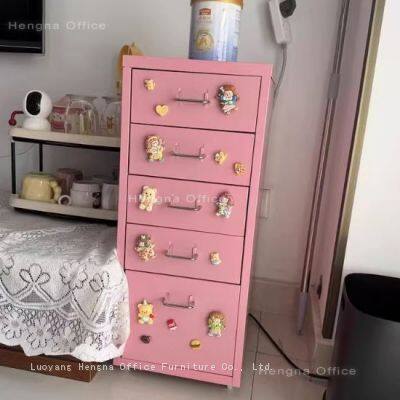 Professional Salon Beauty Trolley for Makeup and Nail Polish | 6 Drawer Metal Rolling Cart | Stain Resistant Black photo-2