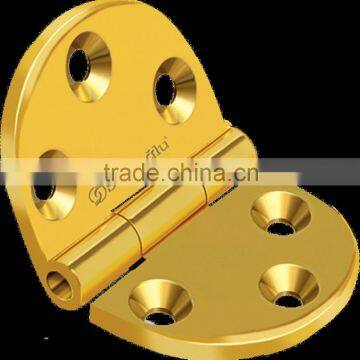 Brass furniture hinge OVAL