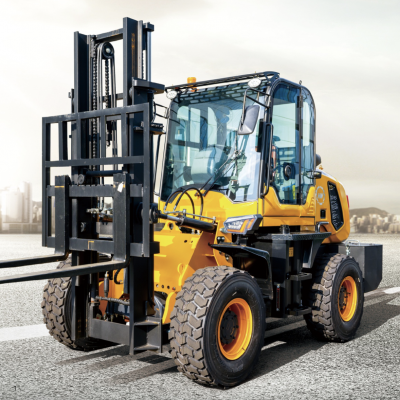 Different Capacity Off-Road Forklift with Assistive Devices