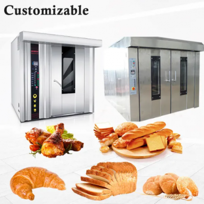 Industrial Electric Gas Diesel Rotary Baking Oven for Biscuit Cookie Cake Bread photo-5