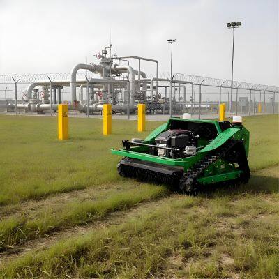 Cortacésped profesional híbrido gas-eléctrico 48V 9200W Cortador de malezas de 4 tiempos para cortar césped en pendientes Robot industrial Vigorun VTLM800