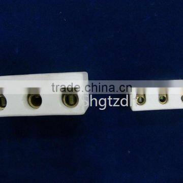 Electrical ceramic terminal block connector