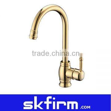 Swan Neck Antique Kitchen Faucet