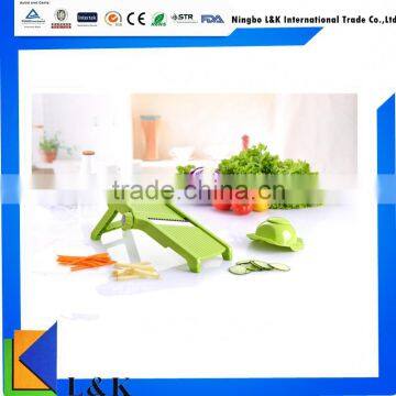 Multi-functional manual vegetable slicer and dicer /adjustable mandoline slicer