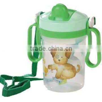 CCHC-017 400ml Mini Hot Promotion Children Cartoon PlasticTravel Mug Cup