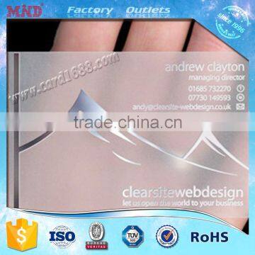 MDC31 13.56mhz Rfid Pvc 1K S50 Transparent Nfc Card photo-5