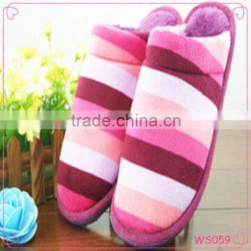 2015 newest high quality cheap indoor cotton soft slippers for women Korea style slippers wholesale