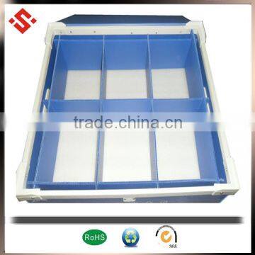 2015 pp corflute corrugated 100% recycled plastic storage box compartment box