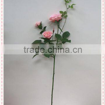 Factory direct selling pure handmade artificial rose for wedding decoration